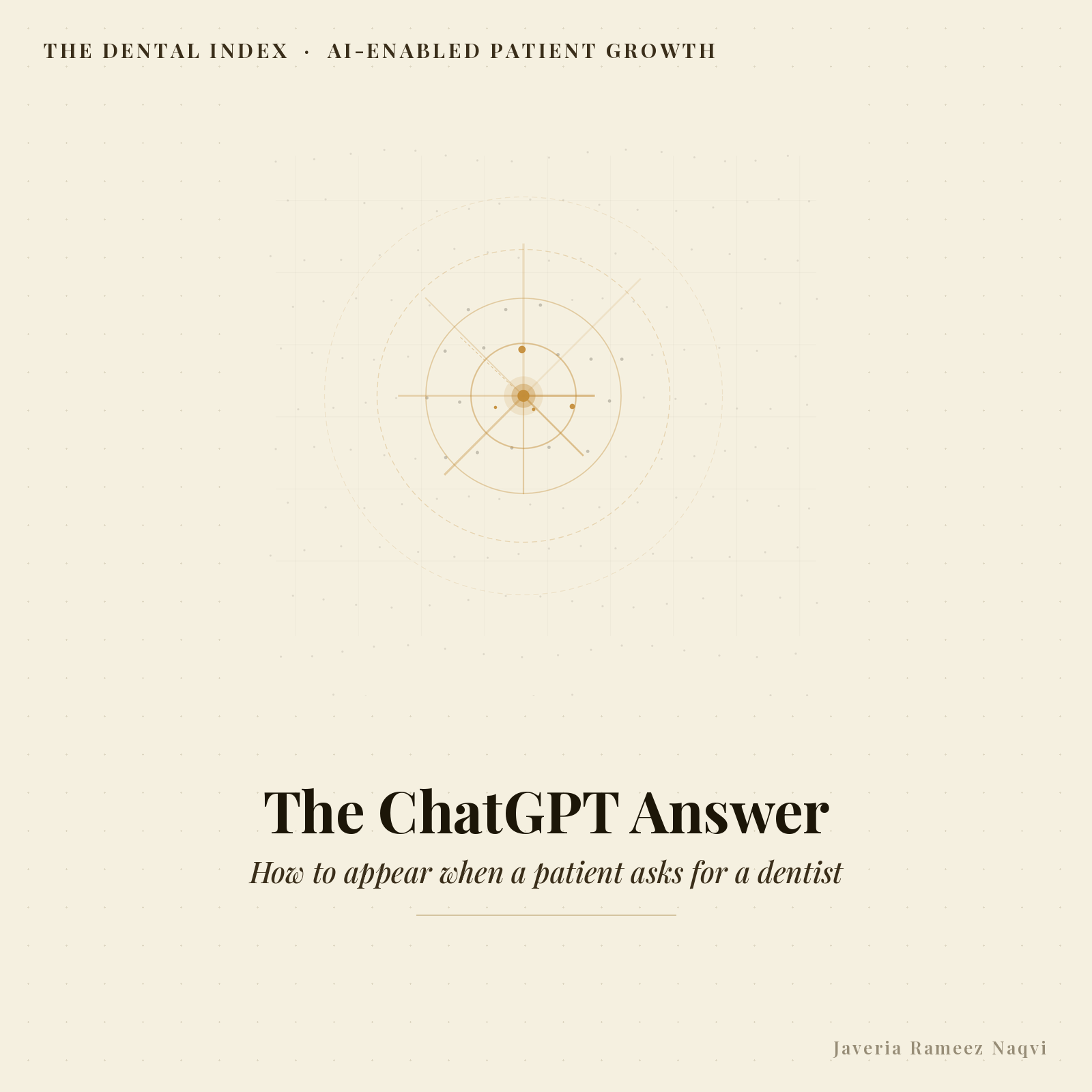 Editorial illustration for: How to appear in ChatGPT when someone searches for a dentist
