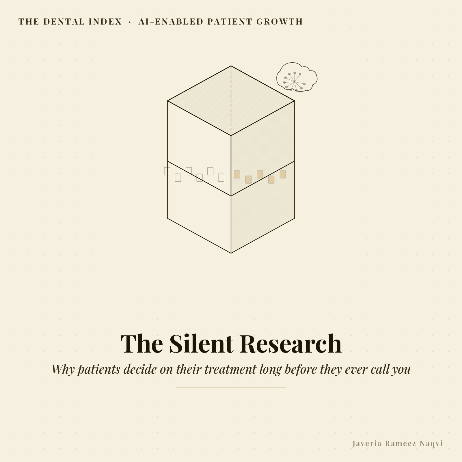 Editorial illustration for: What percentage of dental patients use AI to research treatment?