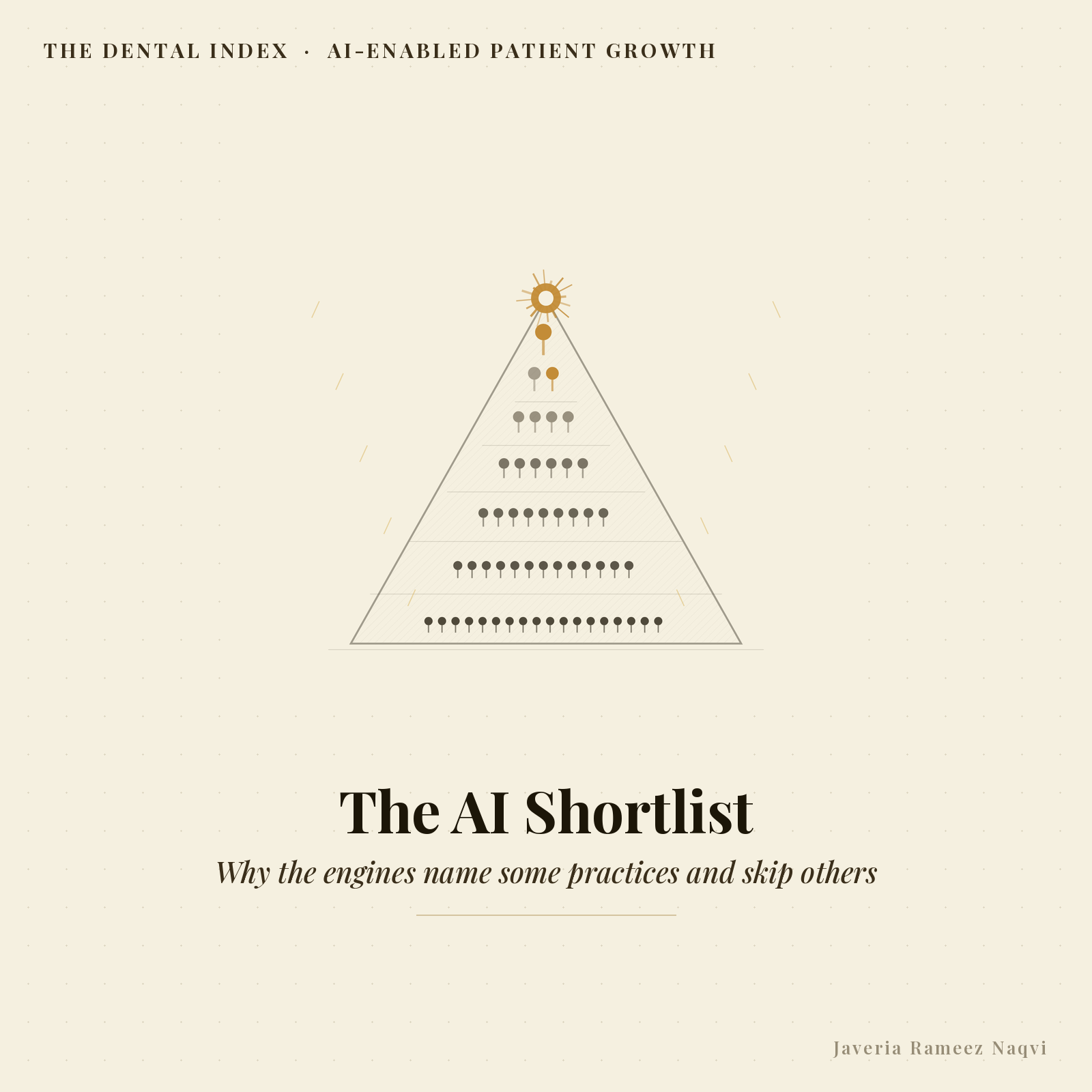 Editorial illustration for: Why AI recommends some dental practices and ignores others